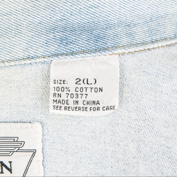 Vintage Bolo Umen Tie Dye Jean Trucker Jacket - Picture 4 of 16